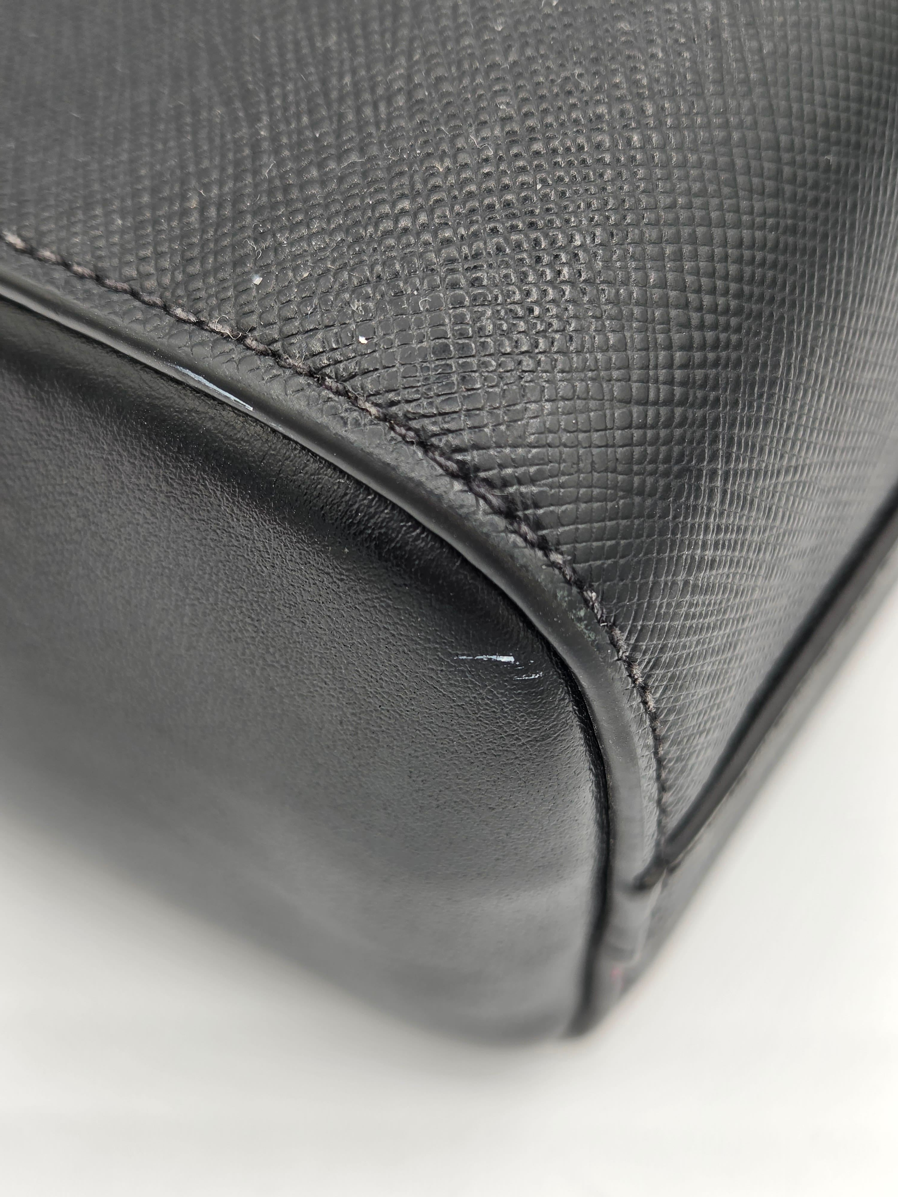 white mark on corner of bag