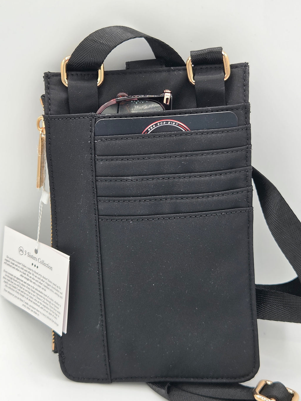 Nyla Nylon Phone Bag – Crossbody Wallet & Phone Holder | Boutique | New