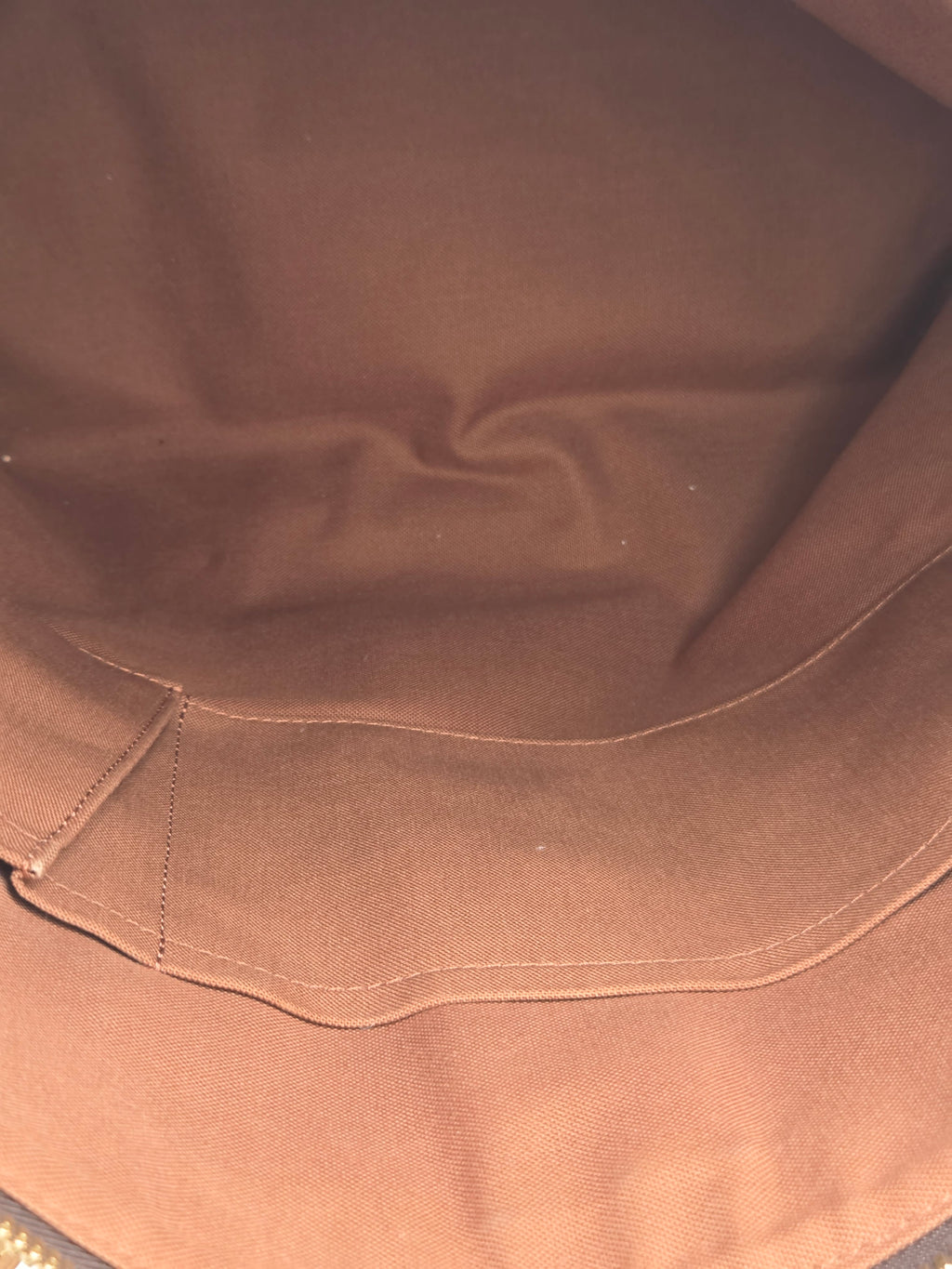 Close-up of brown fabric texture