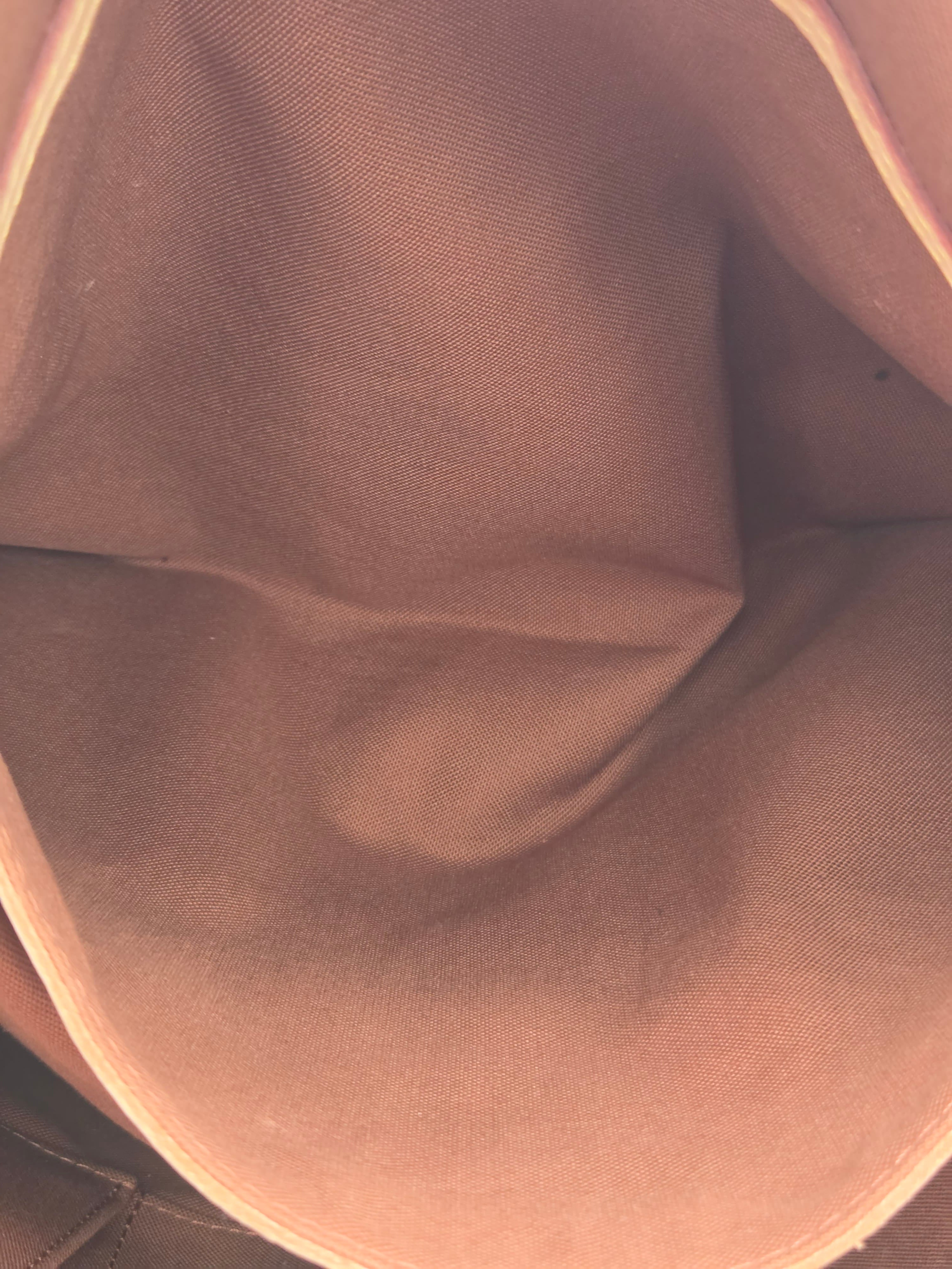 Close-up of brown fabric texture