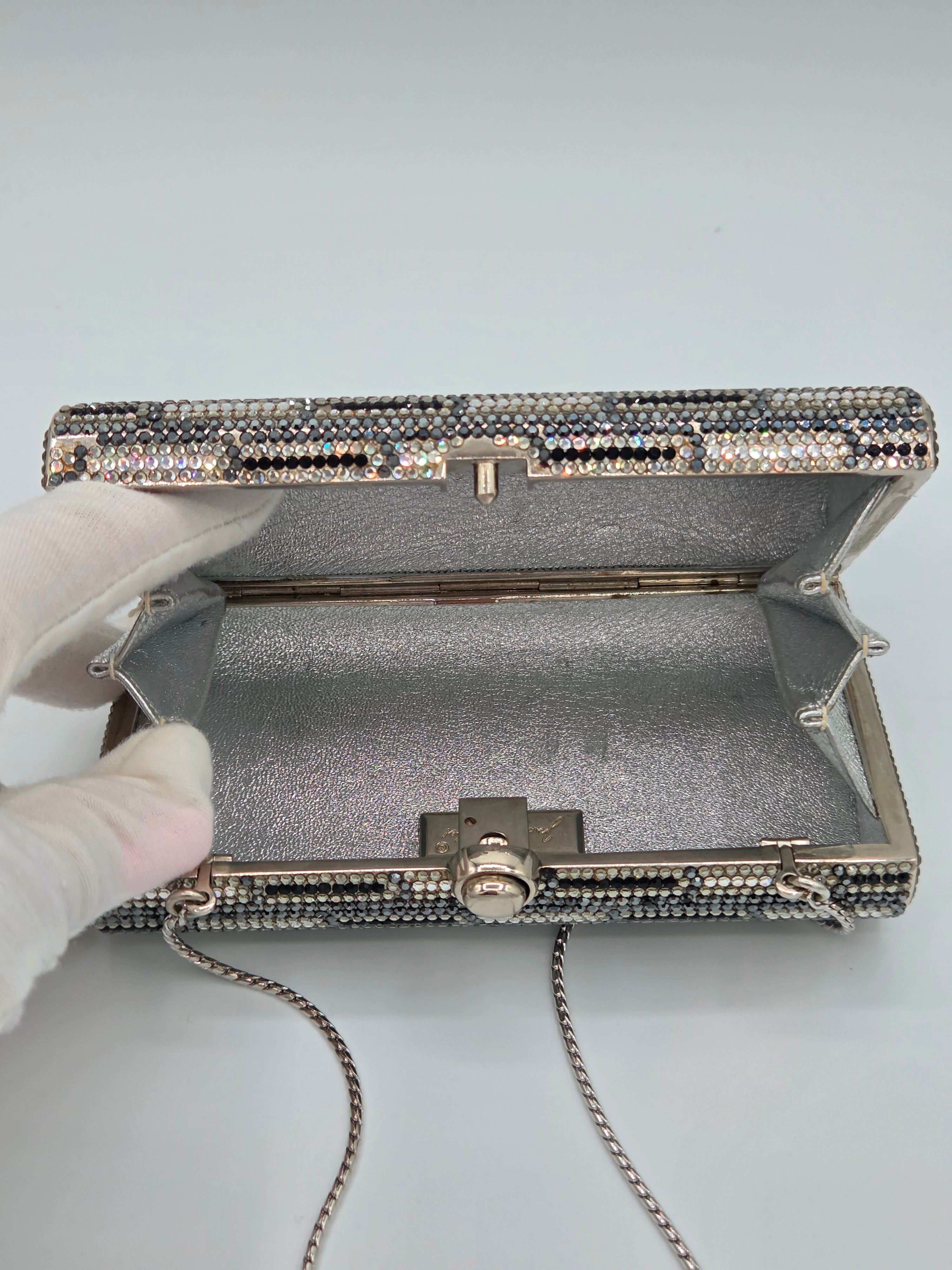 inside view of the bag silver lining