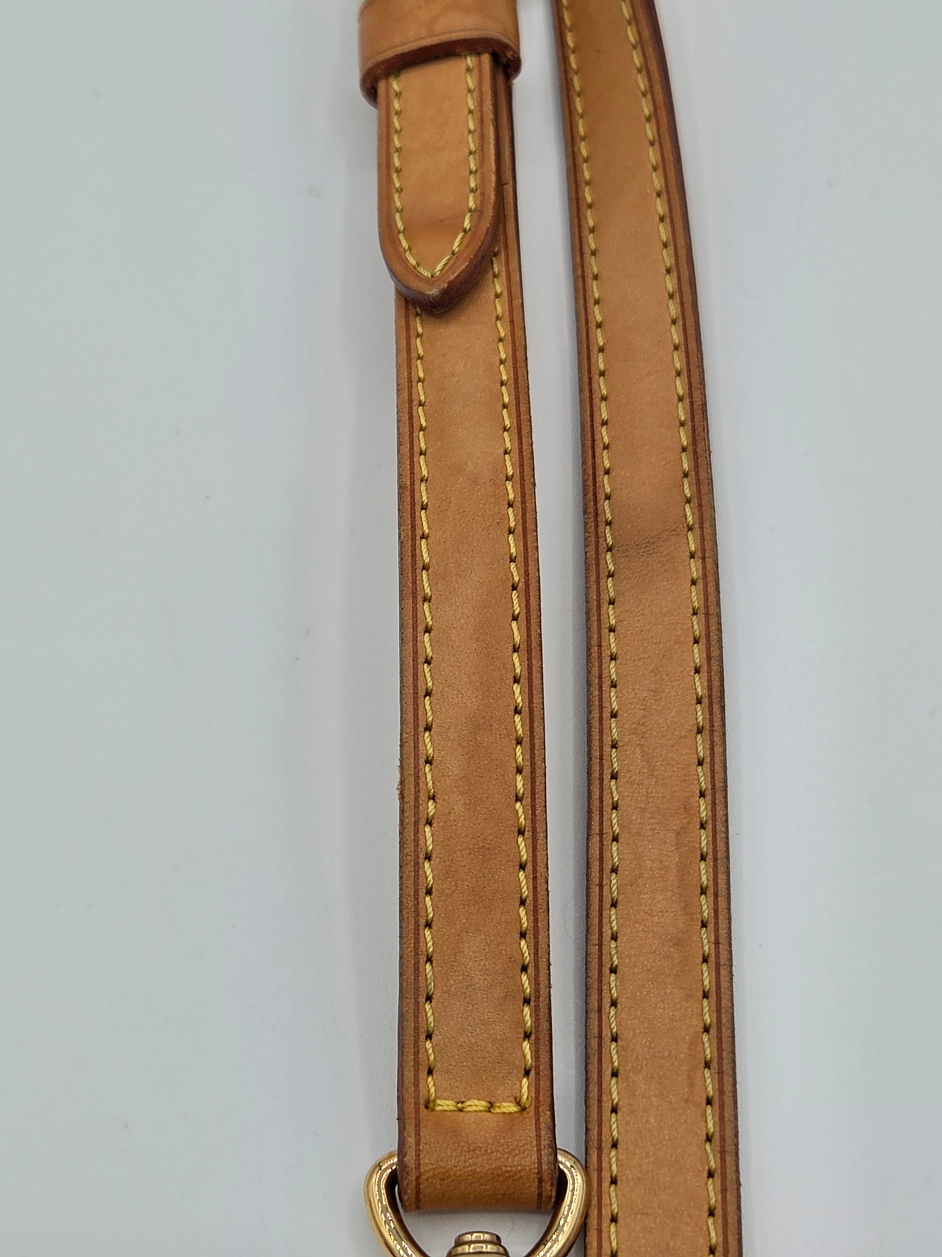 Brown leather belt with gold buckle on a light gray background