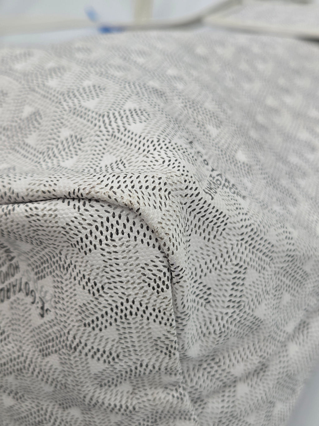 Close-up of textured fabric with a pattern
