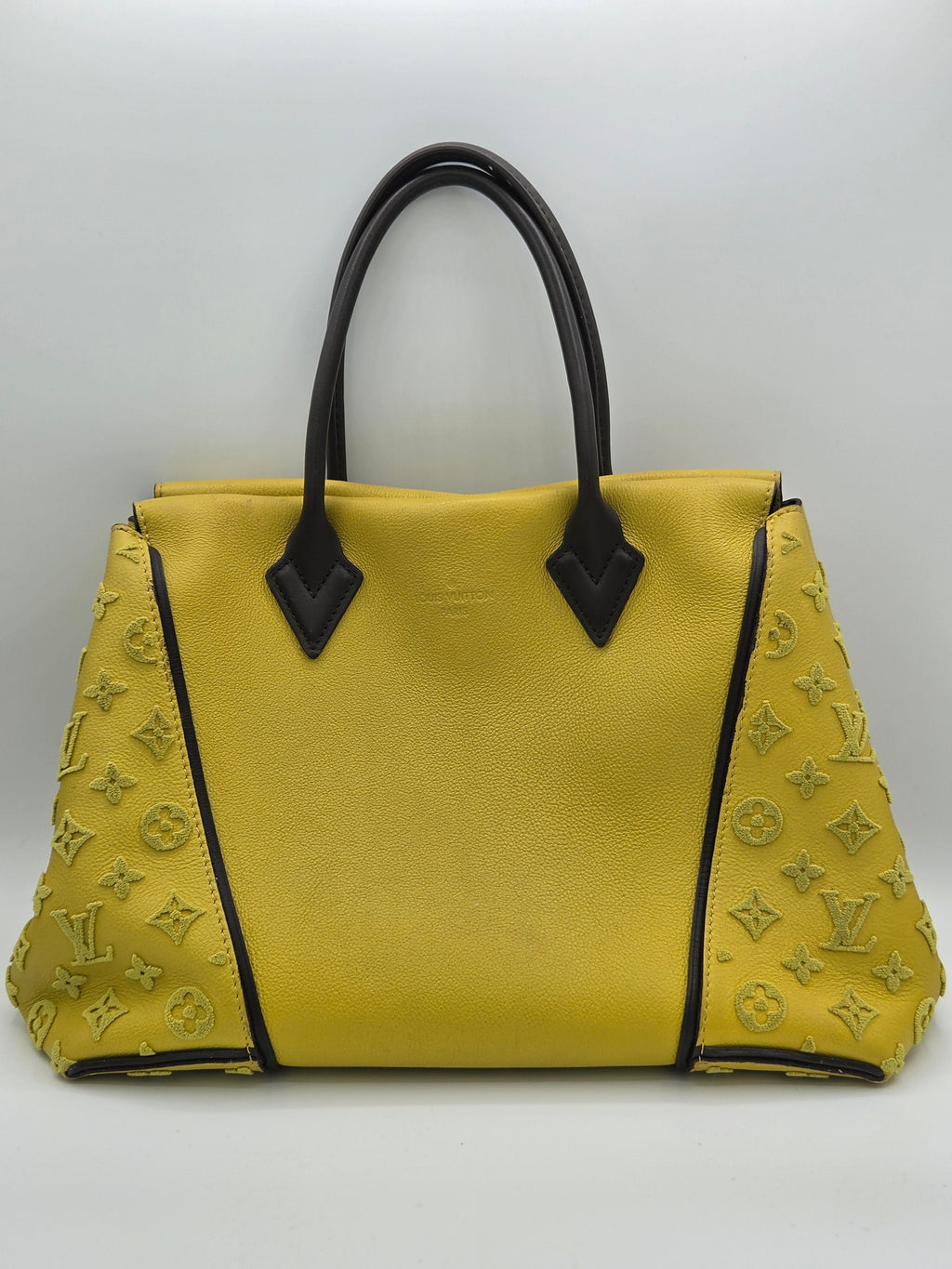 yellow handbag view