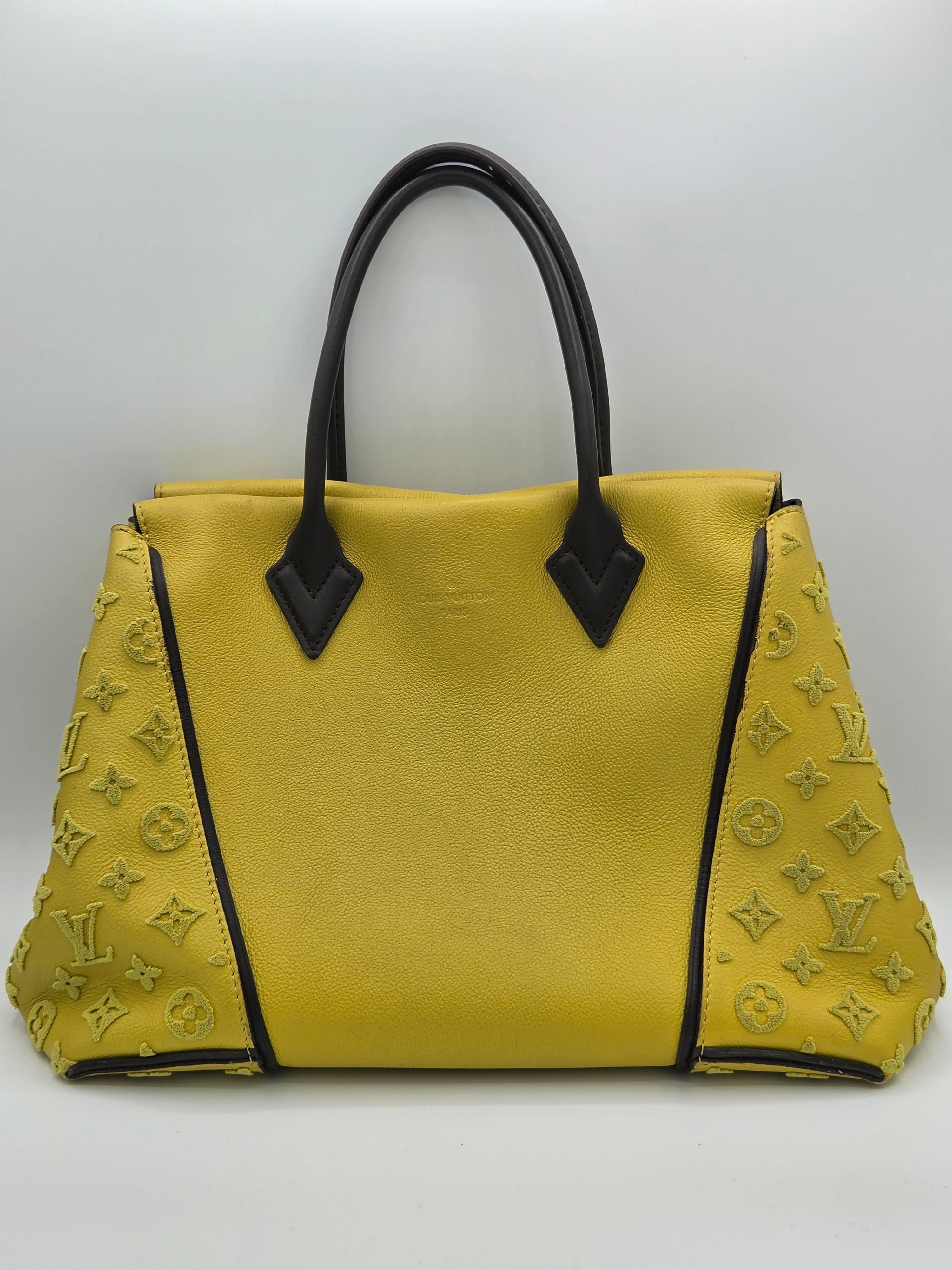 yellow handbag view