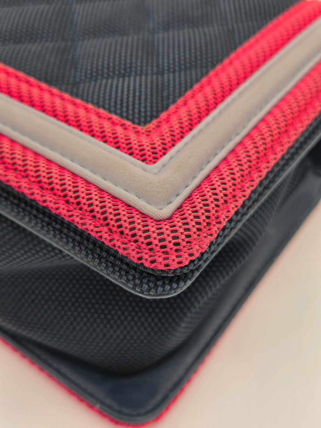 corner view of handbag