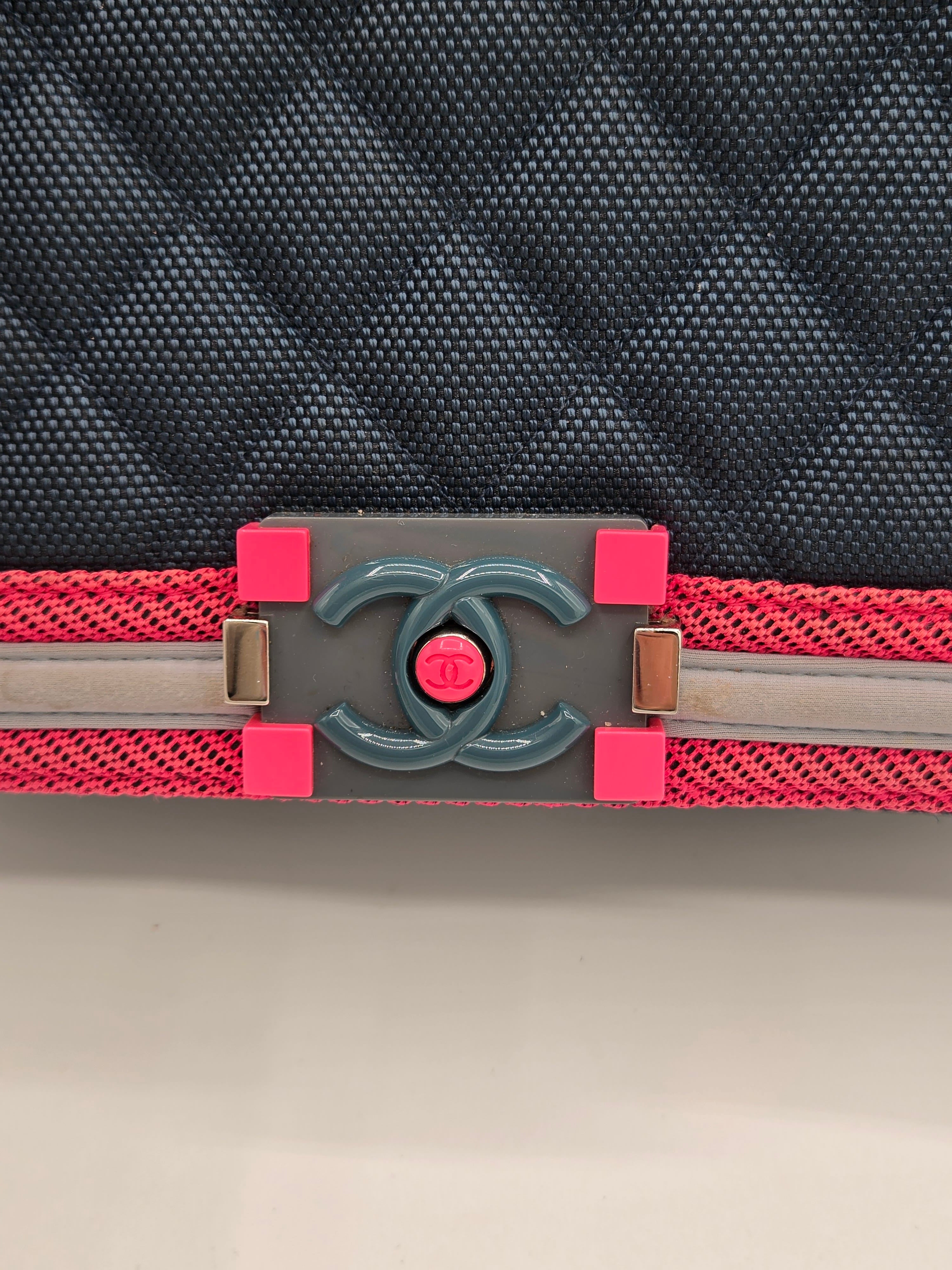 chanel logo front of bag