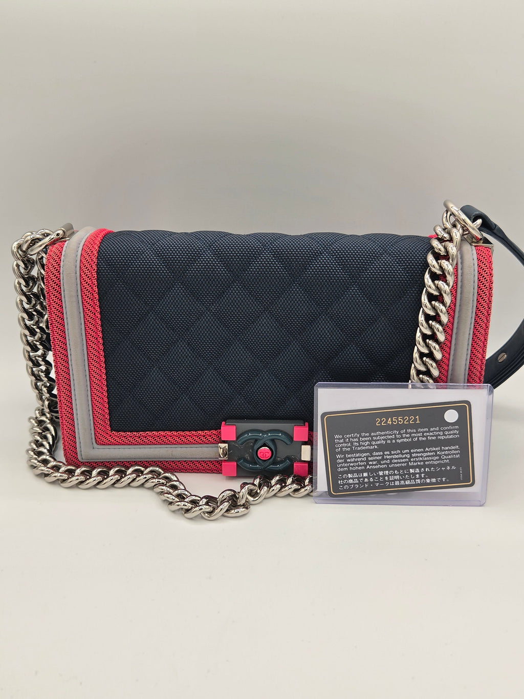front view with card