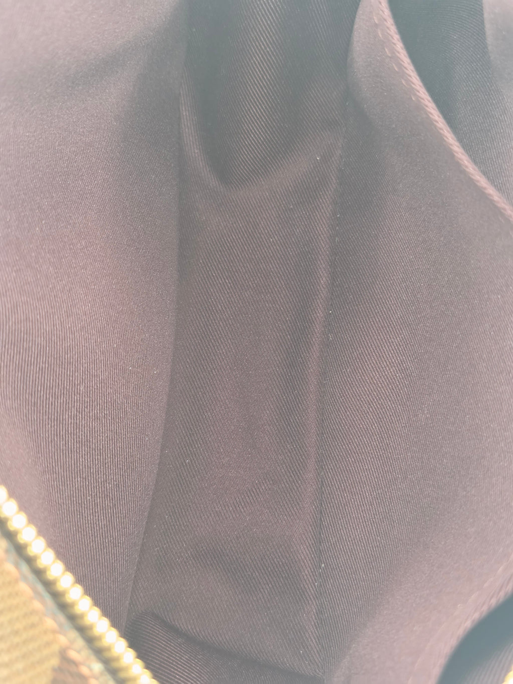 interior view of bag