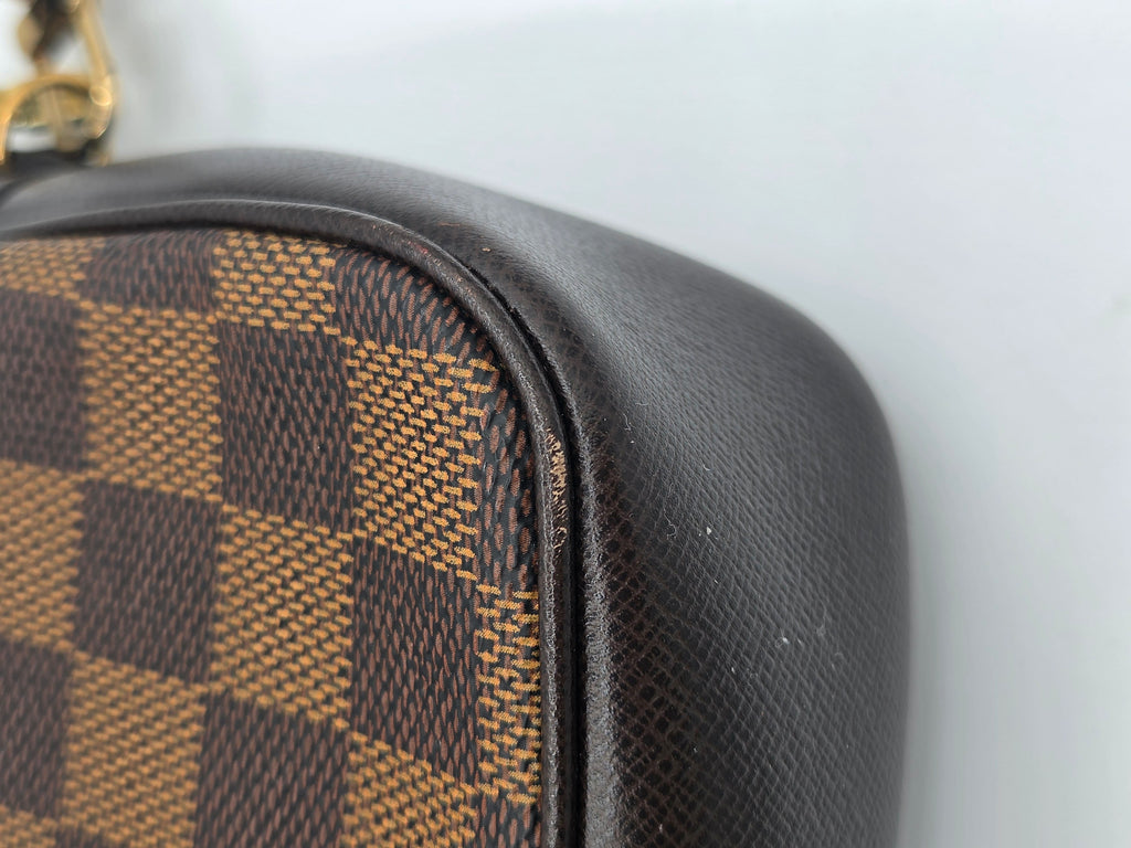 corner view of handbag