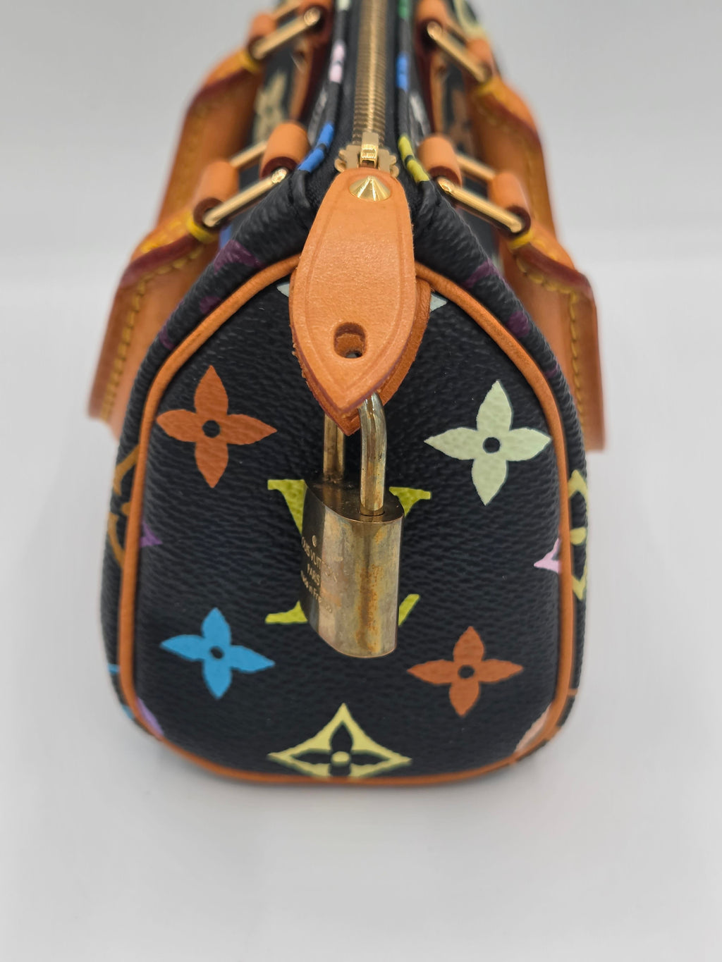 side view with lock