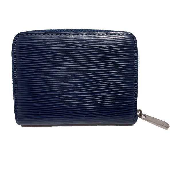 back Louis Vuitton Epi Zippy Coin Purse Indigo