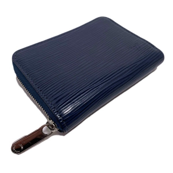 back corner Louis Vuitton Epi Zippy Coin Purse Indigo
