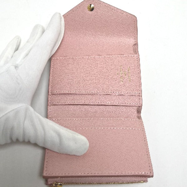 Louis Vuitton Damier Azur Zoe Wallet Rose Ballerine -Pre-Owned