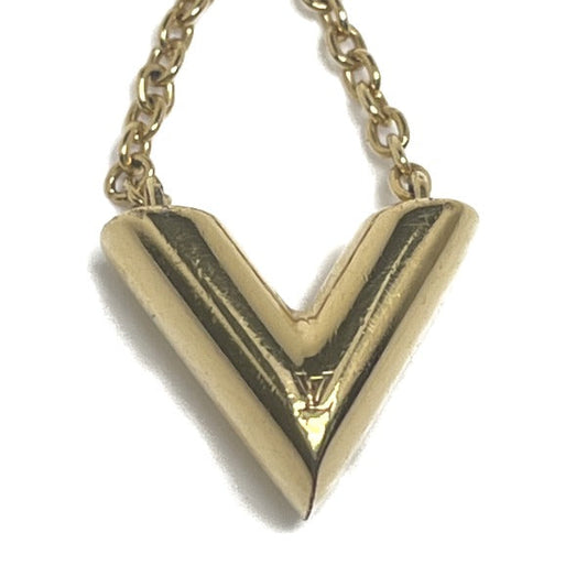 Louis Vuitton Essential "V" Necklace Gold Color