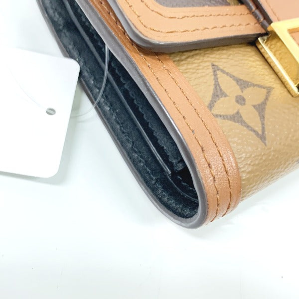 corner Louis Vuitton Reverse Monogram Dauphine Wallet 