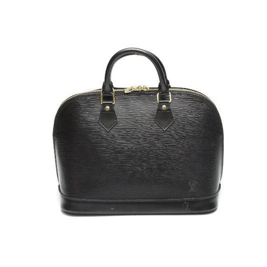 Louis Vuitton Epi Leather Alma Satchel Black -Pre-Owned