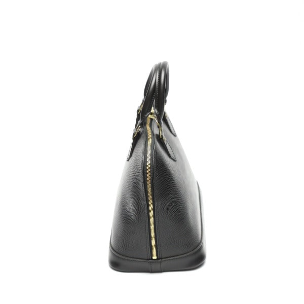 Louis Vuitton Epi Leather Alma Satchel Black -Pre-Owned