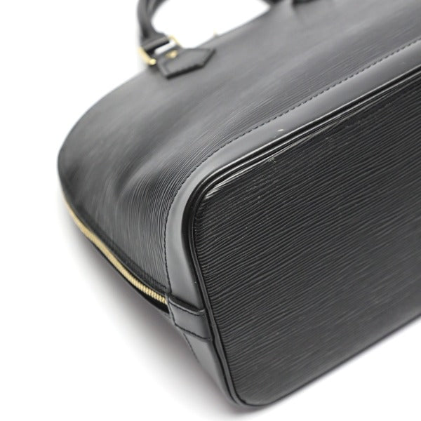 Louis Vuitton Epi Leather Alma Satchel Black -Pre-Owned
