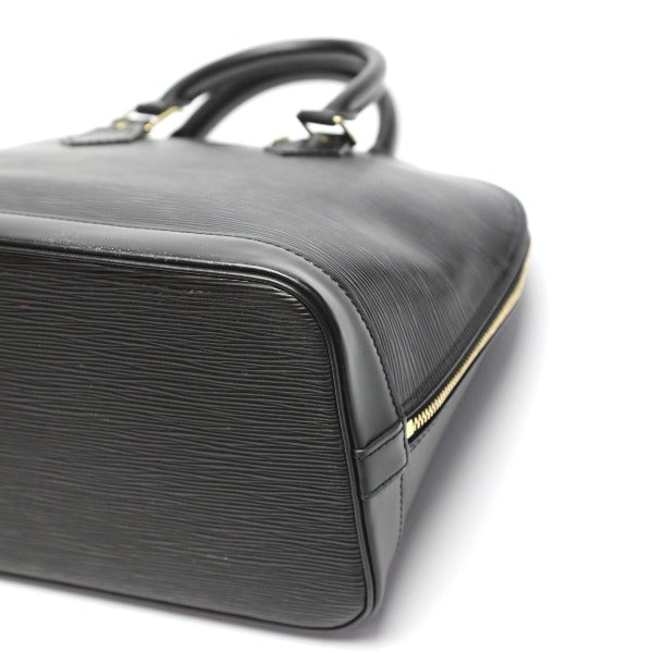 Louis Vuitton Epi Leather Alma Satchel Black -Pre-Owned