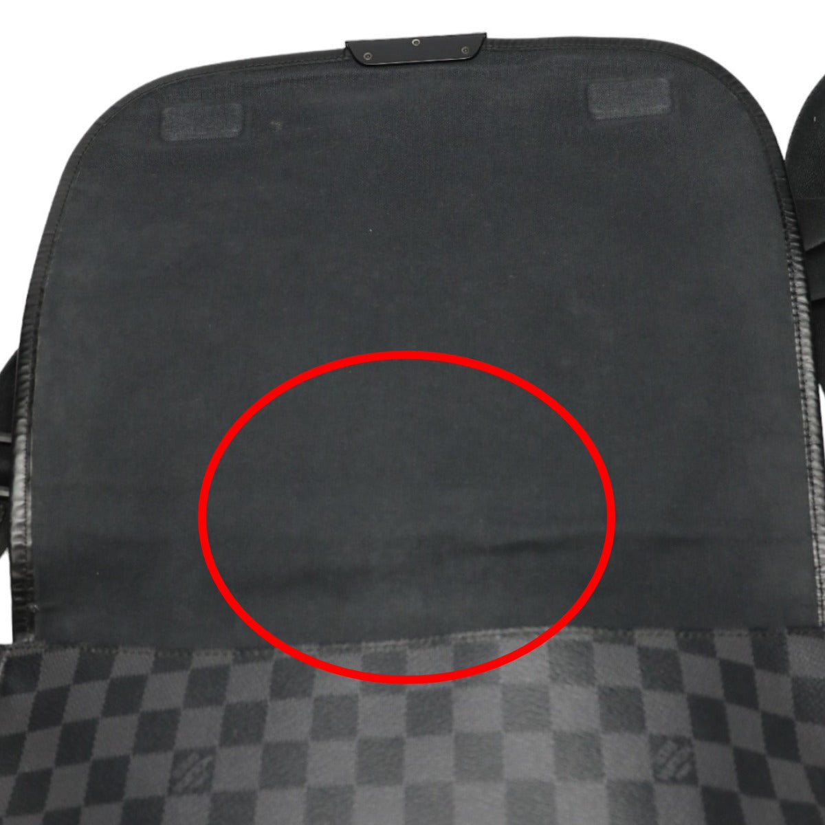 flap interior Louis Vuitton Damier Graphite Daniel GM