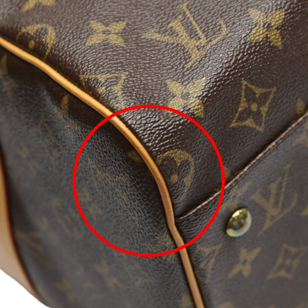 corner Louis Vuitton Boston Duffel Monogram Carryall 