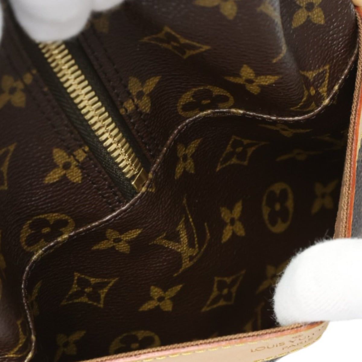 exterior pocket Louis Vuitton Boston Duffel Monogram Carryall 