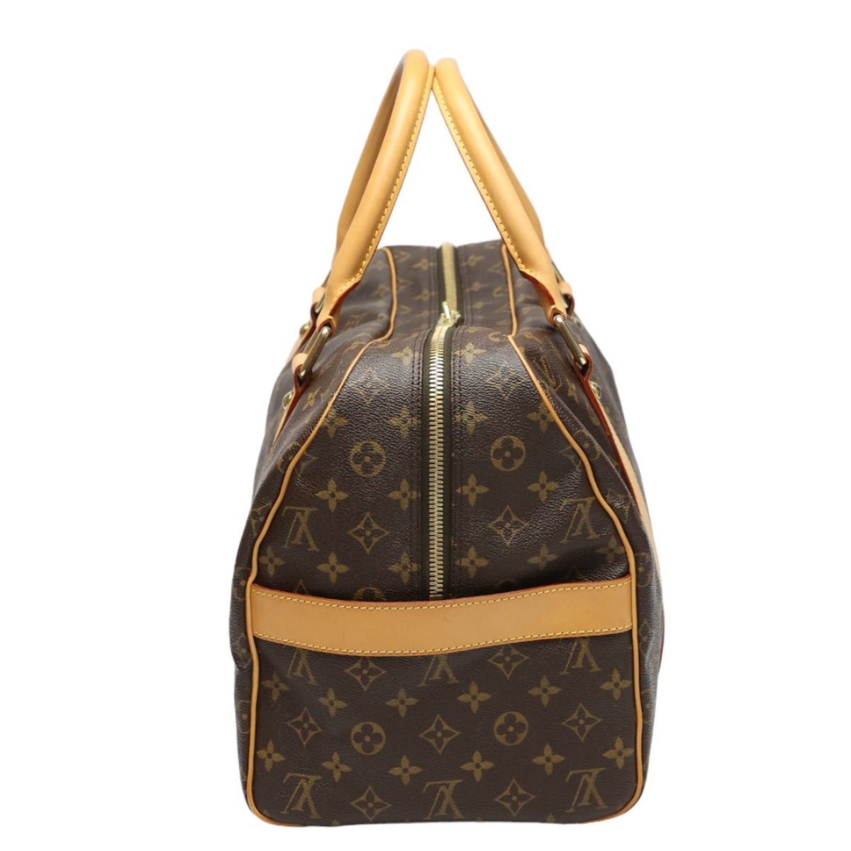 side pocket Louis Vuitton Boston Duffel Monogram Carryall  