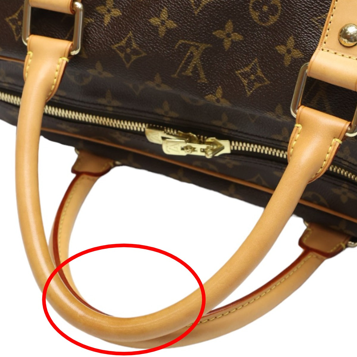 handles Louis Vuitton Boston Duffel Monogram Carryall 