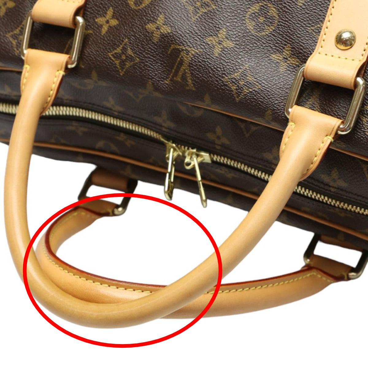 handles Louis Vuitton Boston Duffel Monogram Carryall 