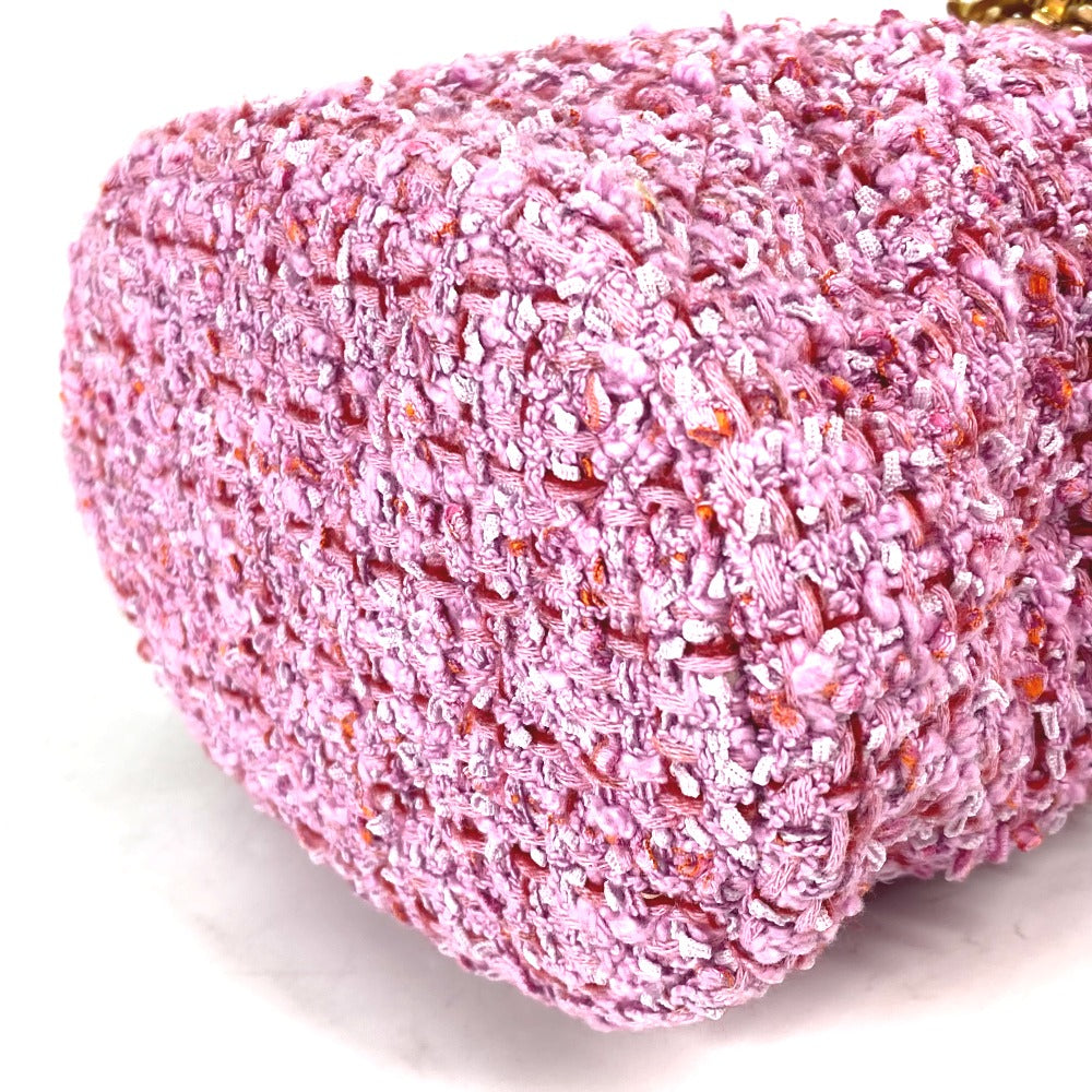 Close-up of a pink textured object on a white background