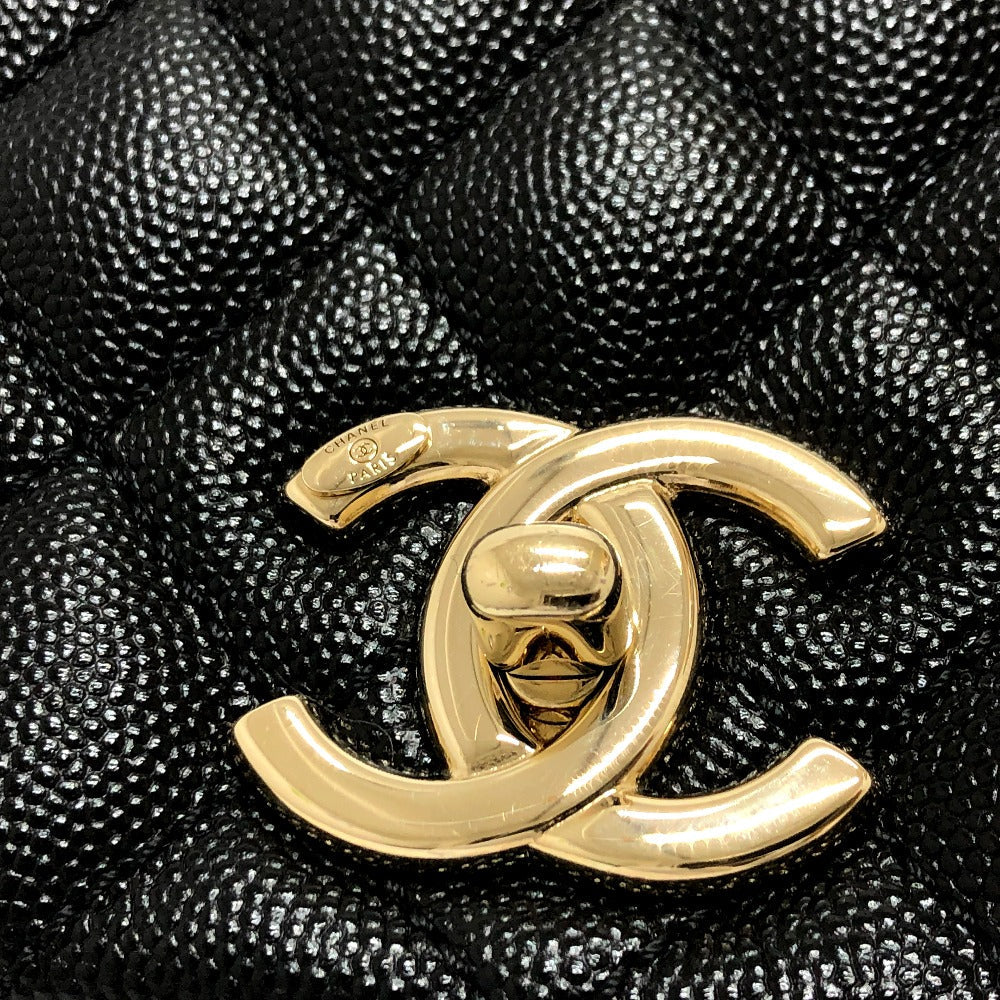 Chanel Handbag Caviar Matelasse Coco Handle 29 Black
