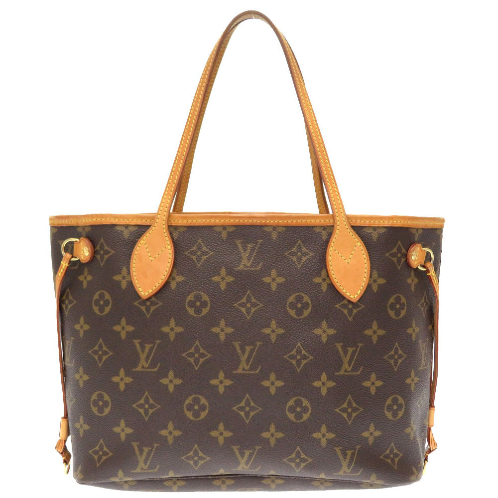back Louis Vuitton Brown Canvas Monogram Neverfull PM