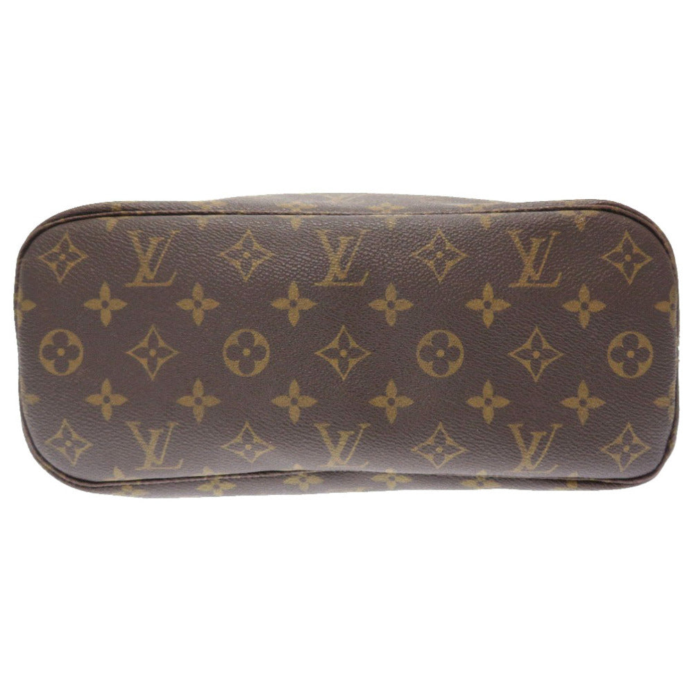 bottom Louis Vuitton Brown Canvas Monogram Neverfull PM