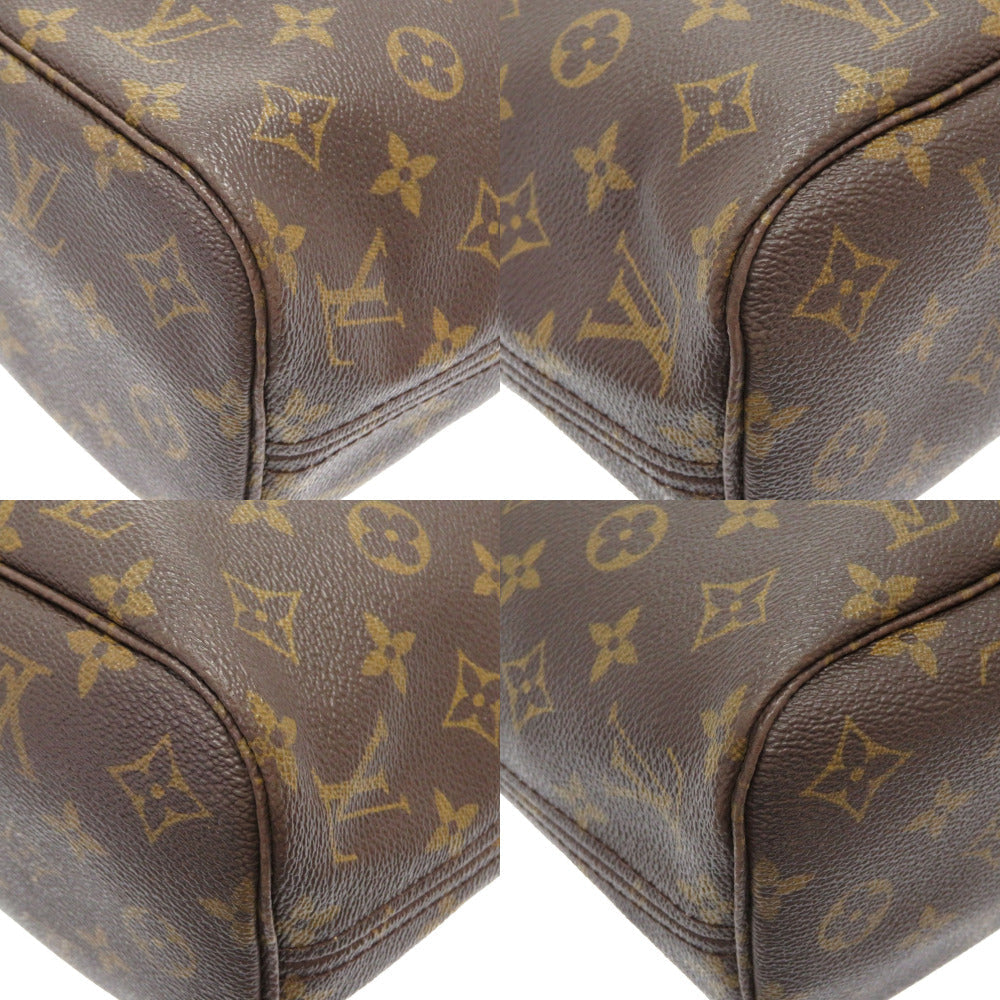 corners Louis Vuitton Brown Canvas Monogram Neverfull PM