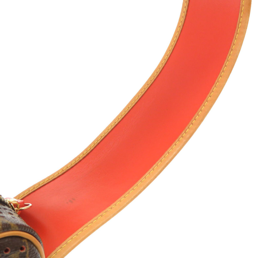 strap Louis Vuitton Perforated Monogram Mini Trocadero Orange