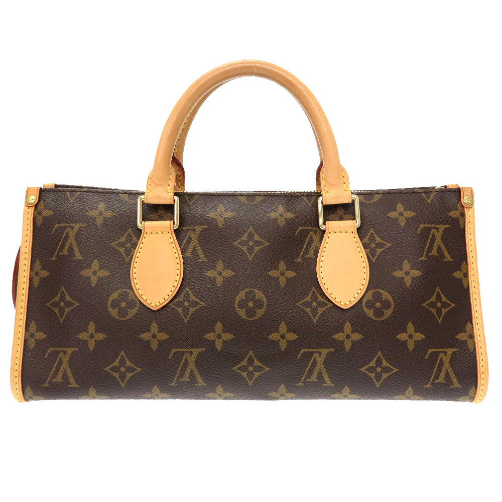 back Louis Vuitton Brown Canvas Monogram Popincourt