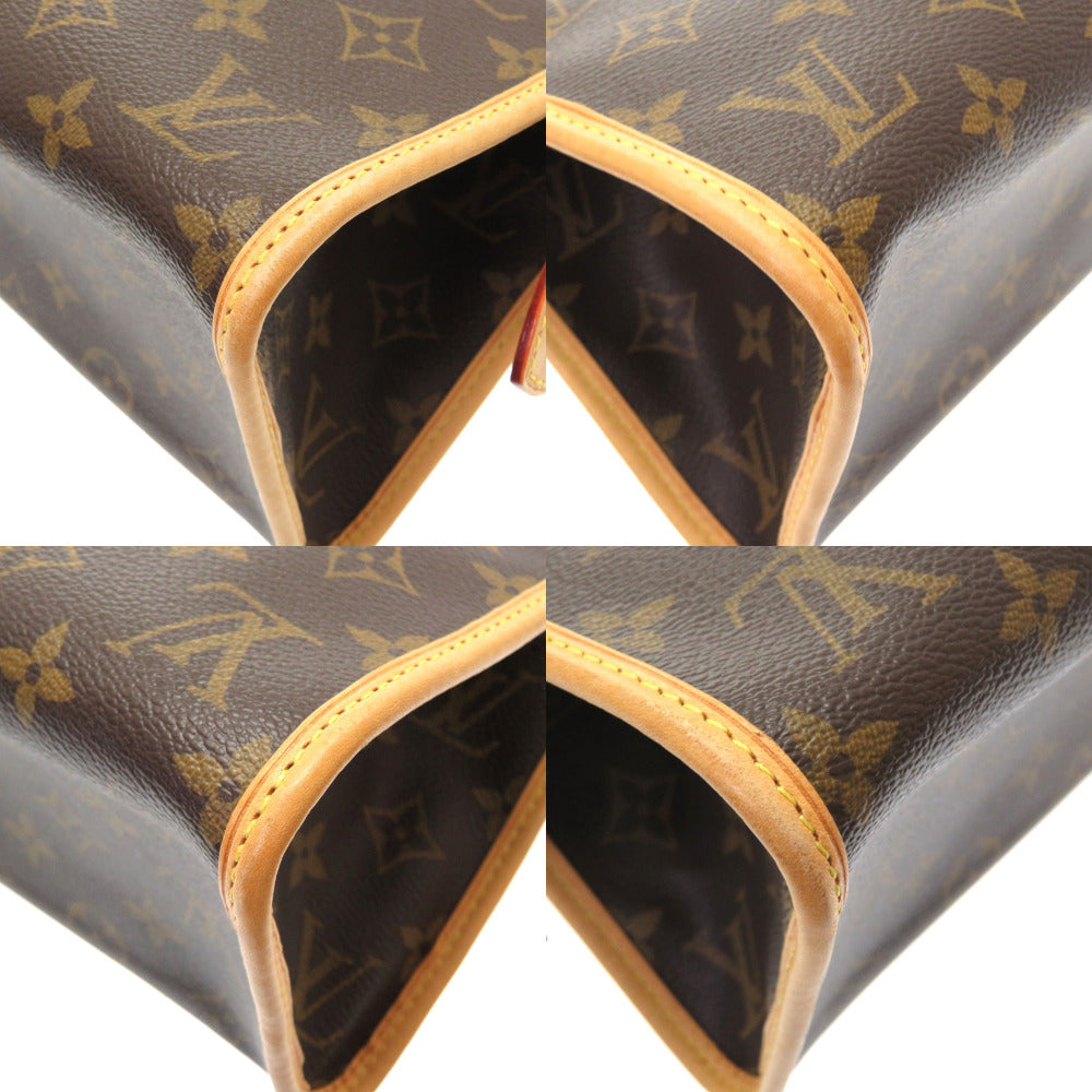 corners Louis Vuitton Brown Canvas Monogram Popincourt