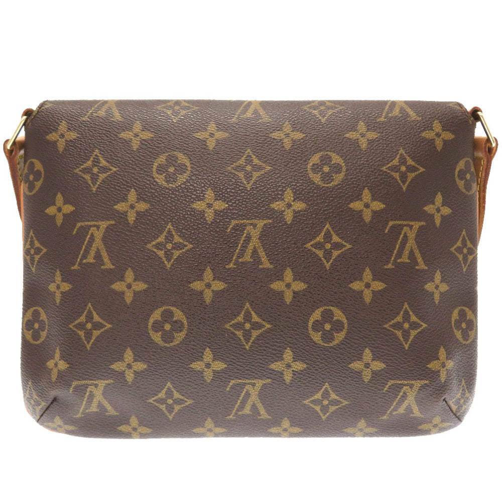 back Louis Vuitton Monogram Musette Tango Shoulder Bag