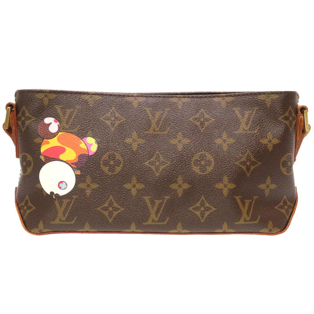 back Louis Vuitton Brown Canvas Monogram Panda Trotteur Crossbody