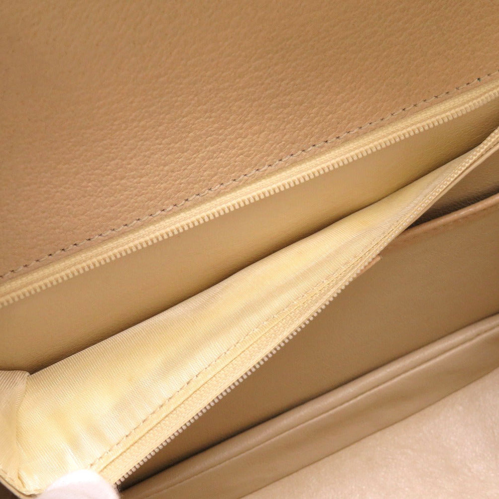 pocket Gucci Shangai Calfskin Classic Bamboo Small Tan