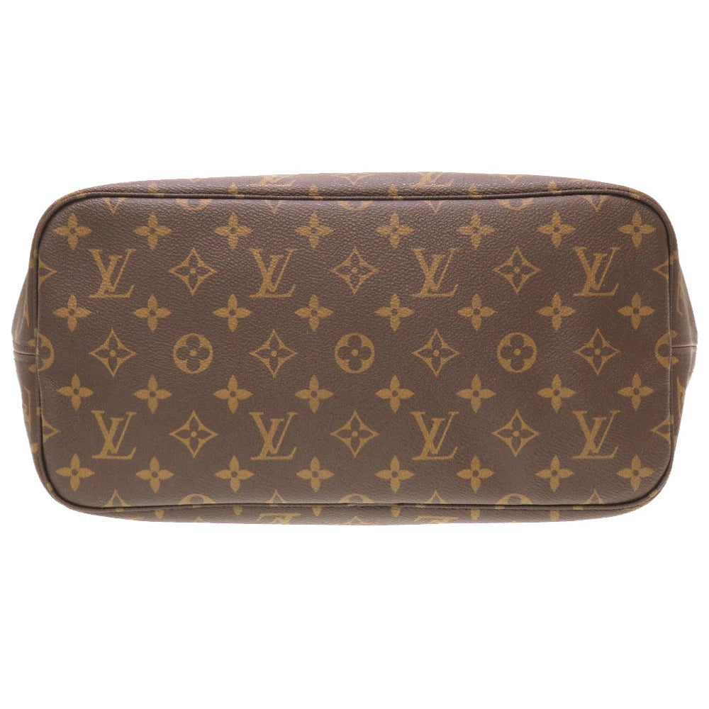 bottom Louis Vuitton Brown Canvas Monogram Neverfull Pivoine MM with pouch