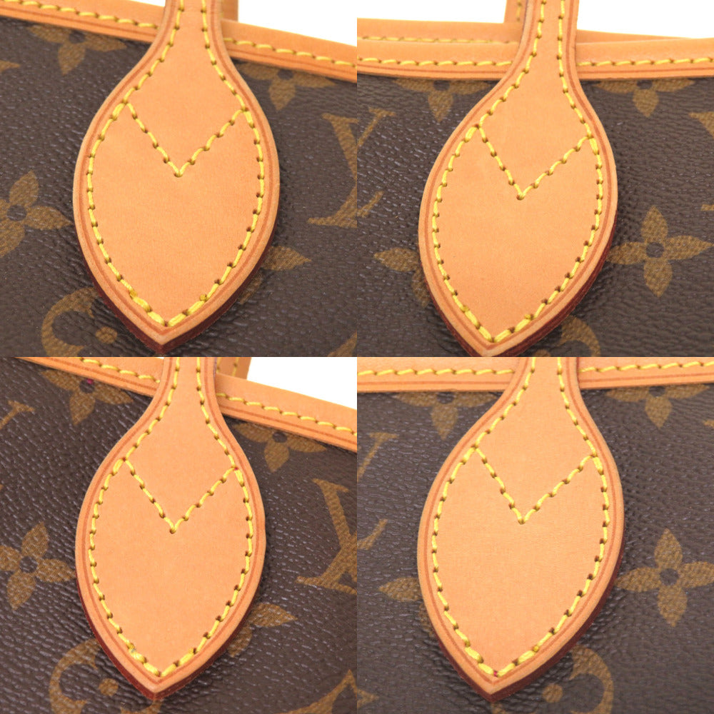 handles Louis Vuitton Brown Canvas Monogram Neverfull Pivoine MM with pouch