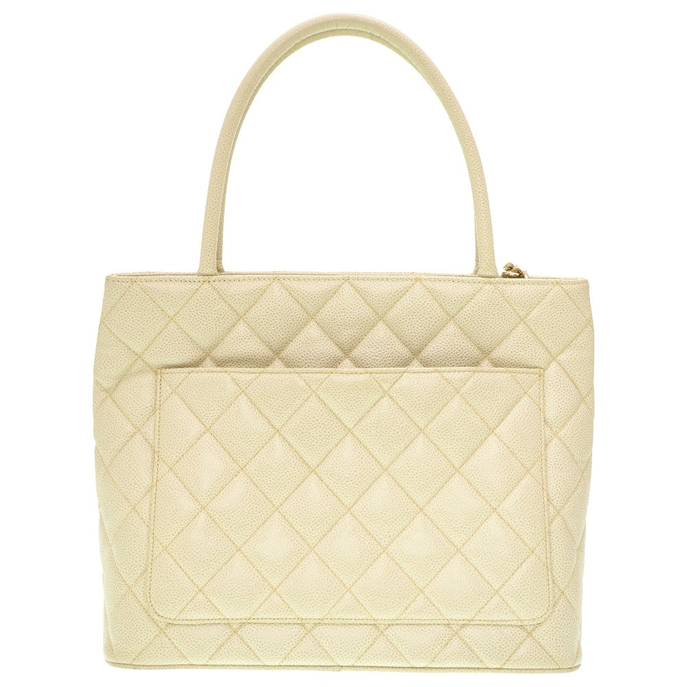 back Chanel Caviar Quilted Reissue Medallion Tote Shoulder bag