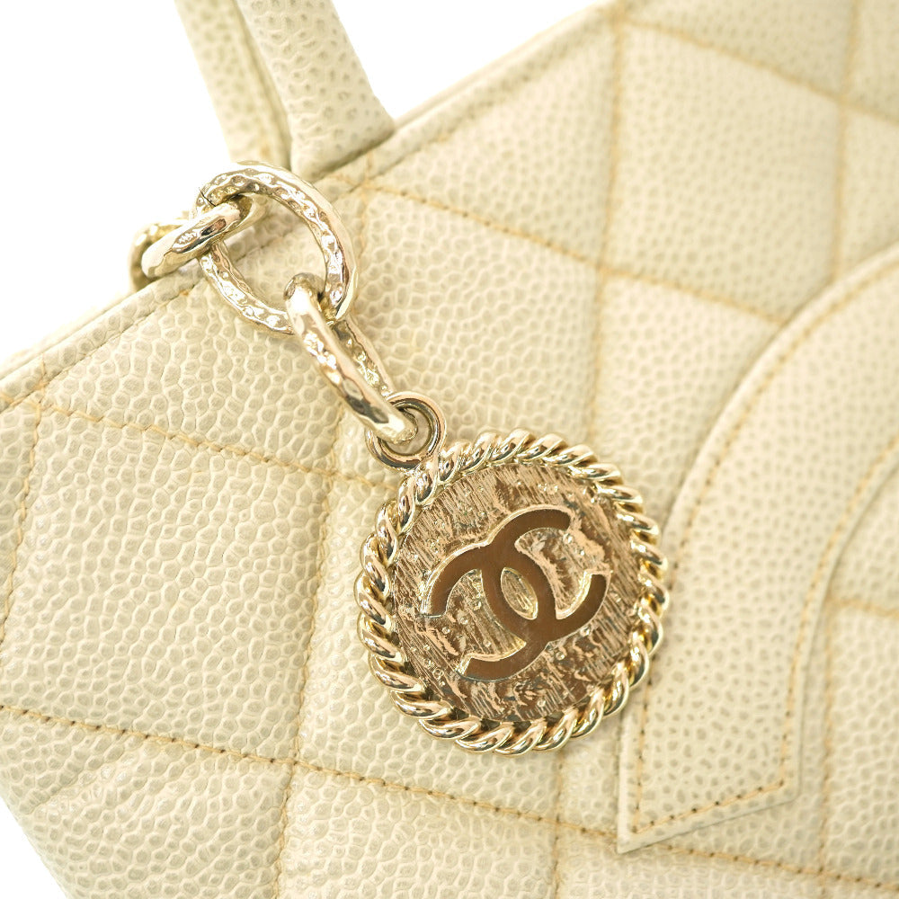 CC medallion Chanel Caviar Quilted Reissue Medallion Tote Shoulder bag