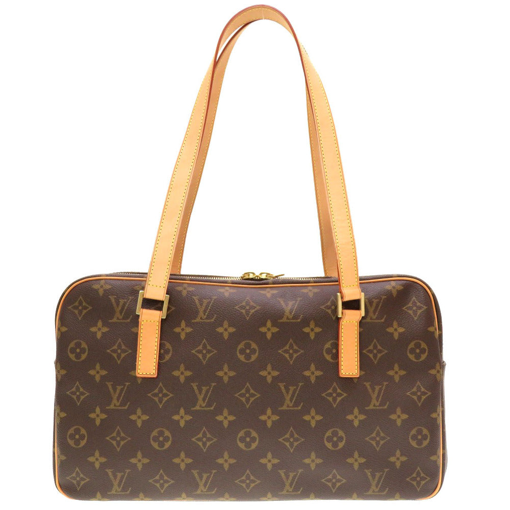 back Louis Vuitton brown canvas Monogram Cite GM