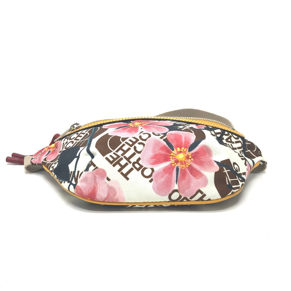 flat front Gucci North Face Nylon Floral Belt Bag