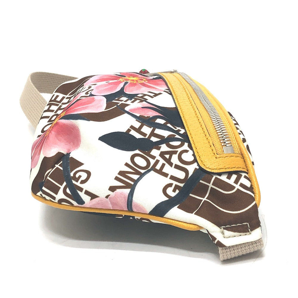 opposite side Gucci North Face Nylon Floral Belt Bag