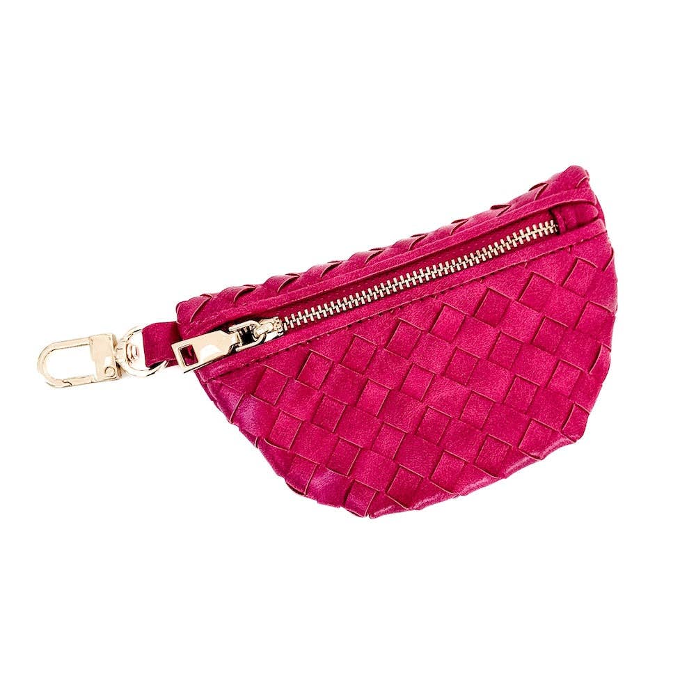 Mini Westlyn Bag Charm – Fuschia | Clip-On Mini Pouch | Boutique | New