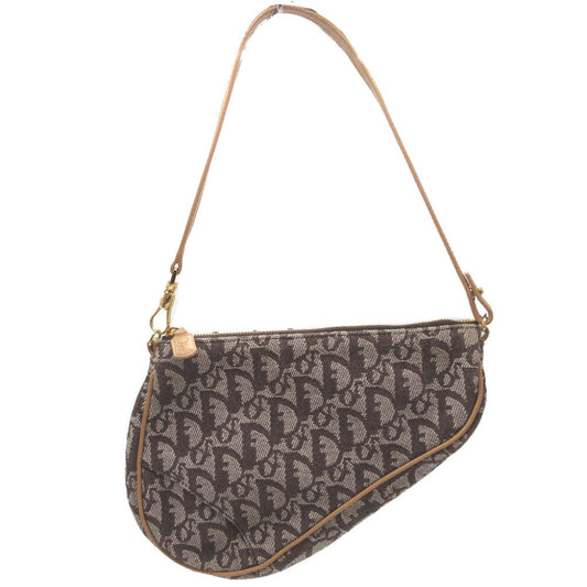 Christian Dior Mini Saddle Pochette Brown Shoulder Bag
